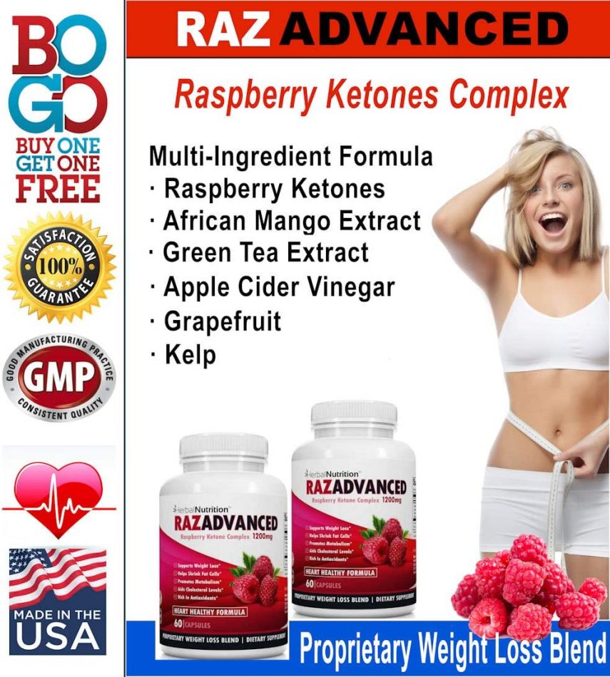BOGO Razadvanced Raspberry Ketones Weight Loss Complex