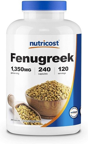Nutricost Fenugreek Seed 1350 mg