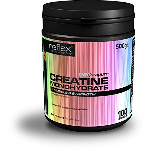Reflex Creapure Creatine Monohydrate 500 g Strength and Endurance Supplement
