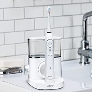 Sonic Electric Toothbrush & Water Flosser Combo in One
