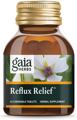 Gaia Herbs Reflux Relief Vegan Tablets