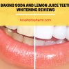 Baking Soda and Lemon Juice Teeth Whitening Reviews