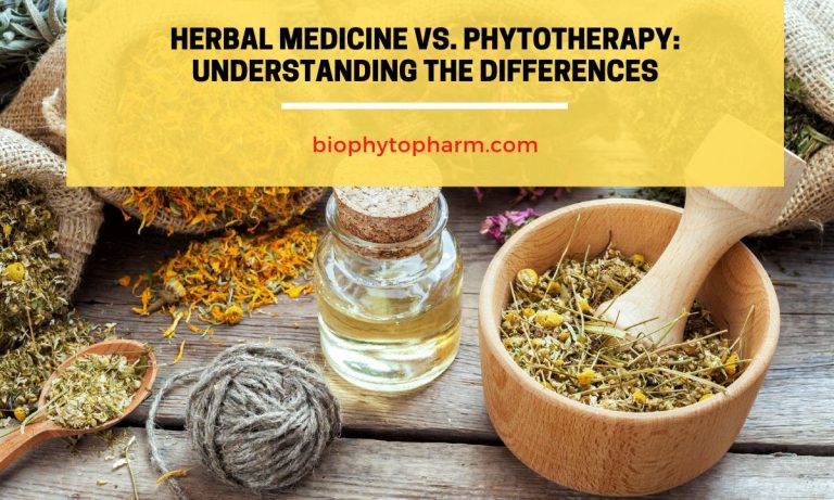 Herbal Medicine vs. Phytotherapy Understanding the Differences