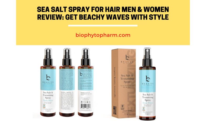 Sea Salt Spray for Hair Men & Women Review Get Beachy Waves with Style